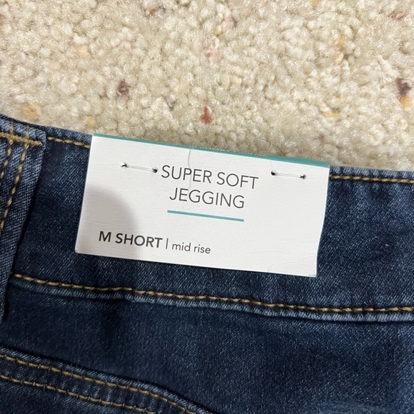 Maurice’s jeggings jeans medium M short‎ red plaid lined NEW NWT mid rise - Picture 8 of 9